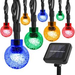 Solar String Lights Outdoor, Correare 100 LED 39FT 8 Modes Multi-Colored Waterproof Solar Powered Globe String Lights for Patio Party Home Yard Wedding Party Christmas Holiday Decoration