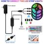 Delicacy 49.2ft LED Strip Lights Music Sync,Color Changing LED Light Strip 5050 RGB Bluetooth App Control,Sensitive Built-in Mic LED Tape Lights with Remote for Home TV Party Decoration