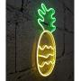 Britrio LED Neon Light Sign, 14”x7” Pineapple Neon Sign Wall Hanging Sign Wall Art for Bar Bedroom Living Room Kid’s Room Party,Home Decor Neon Night Light USB Powered(Yellow)