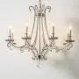 ForeverLighting,FL-62936,American Country Style Luxury Crystal Chandelier E12 8 Lights LED Pendant Light Fixture Suitable for Dining Room/Living Room