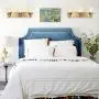 Wall Sconce Gold Bedroom，Bathroom Vanity Light Fixtures 3 Lights Contemporary Hallway Sconce Mid Century Modern Wall Lights for Bedroom Bathroom Kitchen Living Room