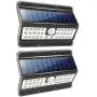 EZBASICS Solar Lights Outdoor, 3 Optional Modes Wireless Motion Sensor Light -120° Wide Angle, IP 65 Waterproof Powered Wall Light, Security Lights for Garden, Front Door, Yard, Garage, Deck, 2 Pack EZBASICS Solar Lights Outdoor, 3 Optional Modes Wireless Motion Sensor Light -120° Wide Angle, IP 65 Waterproof Powered Wall Light, Security Lights for Garden, Front Door, Yard, Garage, Deck, 2 Pack