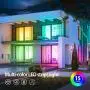 Lonfenner Led Strip Lights 39.36Ft 12m 12V Power Supply Wireless Smart App 5050 RGB Light 360 LEDs with 24-Key IR Remote Controller Sync to Music Flexible Colors Changing for Home, Bedroom, Kitchen