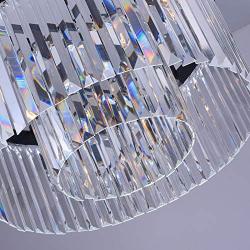 Modern Crystal Chandelier Pendant Ceiling Lamp Crystal Lighting Fixture for Dining Room, Living Room (5 Lights)