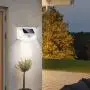 JIOR Solar Motion Sensor Lights Outdoor 100 LED 270° Wireless Light IP65 Waterproof Security Light (WHITE-100LED-4PCS)