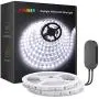 MINGER LED Strip Lights, 32.8ft 6500K Bright White LED Light Strip with Control Box, Strong Adhesive, Dimmable 600 LEDs for Mirror, Living Room, Study, Wardrobe, Cupboard MINGER LED Strip Lights, 32.8ft 6500K Bright White LED Light Strip with Control Box, Strong Adhesive, Dimmable 600 LEDs for Mirror, Living Room, Study, Wardrobe, Cupboard