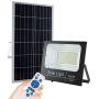 200W Solar Flood Lights, Outdoor Dusk to Dawn, Remote Control Solar Powered Flood Light, IP66 Waterproof for Yard, Swimming Pool, Garage, Warehouse, Playground, Hotel, Farm, Arena (Cool White)