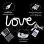Love Neon Signs for Wall Decor,USB or Battery Decorative Neon Lights, LED Signs for Bedroom,LED Neon Light Neon Sign Light Up for Bar,Christmas,Party,Wedding,Kids Room,Girls Living Room（Pink）