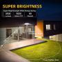 Amico 3 Head LED Security Lights Motion Sensor Outdoor Adjustable 40W, 3500LM, 5000K, IP65 Waterproof, ETL Certified, Exterior Flood Light for Garage, Yard(White)