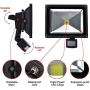 Motion Sensor Led Flood Lights 50w 4000LM Outdoor Security Floodlights IP66 Waterproof Auto ON/Off Lamp for Garage Billboard Warehouse Stairs with a US 3-Plug 6500K AC86-265V