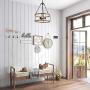 ISURAUL Farmhouse Chandelier for Dining Rooms, 16” 3-Lights Farmhouse Lighting for Living Room and Entryway