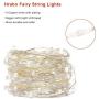 Hrabn Fairy Lights 32.8FT USB Led Lights Dream Christmas Lights Upgraded 100 LEDs Larger RGB Bulb Brighter Color Changing with 12 Modes for Christmas Bedroom Home Wedding Party Decoration