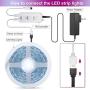 Led Light Strips Bluetooth 16.4ft RGB LED Strip Lights 16 Million Colors with Bluetooth Music Mobile APP Control, Led Strip for Home, Bedroom, Kitchen,TV, Party, DIY Decoration,Non-Waterproof