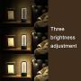COZOO 3 Way Dimmable Touch Bedside Table Lamp with 2 USB Charging Ports and 1 Type C Port,LED RGB Light for Bedroom/Nightstand/Living Room