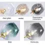 Coococ Sputnik Chandelier Modern 6 Lights E26 Chandelier Mid Century Pendant Lighting Adjustable Ceiling Light Fixture for Hallway Bar Kitchen Dining Room-Blue 5 Head