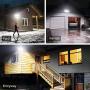 Olafus 50W LED Security Lights Motion Sensor Outdoor, 3 Head Flood Light with Motion Detector, 5000LM, IP65 Waterproof Exterior PIR Floodlights, Outside Motion Lighting for Garage, Yard, 6000K White