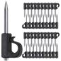 SELEWARE 40 Pieces Q-Hanger, Home Christmas Lights Hanger Hooks with Nails for Easy Release Outdoor Wire and Fairy Lights, Heavy Duty 40 LB Capacity SELEWARE 40 Pieces Q-Hanger, Home Christmas Lights Hanger Hooks with Nails for Easy Release Outdoor Wire and Fairy Lights, Heavy Duty 40 LB Capacity