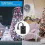 DEWENWILS Outdoor Christmas Light Timer with Photocell Light Sensor, Weatherproof Plug in Timer Switch, 2 Grounded Outlet for Christmas Landscape Light, Fountain, 15A 1/2HP UL Listed