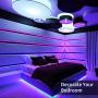 LED Strip Lights 50ft, 15m Ultra-Long RGB 5050 LED Strips Light w/Power Adapter, 450 LED Chips Light Strip Color Changing LED Lights with 44-Key Remote Controller for TV Party Bar Living Room Bedroom