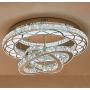 LITFAD Intriguing Multi Ring Crystal Ceiling Light Simple LED Living Room Flush Mount Spotlight Modern Luxury Chandelier Ceiling Lamp in Chrome for Bedroom Dining Room Hotel Entry - White Light LITFAD Intriguing Multi Ring Crystal Ceiling Light Simple LED Living Room Flush Mount Spotlight Modern Luxury Chandelier Ceiling Lamp in Chrome for Bedroom Dining Room Hotel Entry - White Light