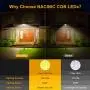 Solar Lights Outdoor Motion Sensor w/ 240 Bright COB LED, 16.4Ft Cable, 3 Lighting Modes, Adjustable Solar Panel. Wired Security Solar Powered Flood Lights for Indoor & Outside Yard(5500K, 2 Set) Solar Lights Outdoor Motion Sensor w/ 240 Bright COB LED, 16.4Ft Cable, 3 Lighting Modes, Adjustable Solar Panel. Wired Security Solar Powered Flood Lights for Indoor & Outside Yard(5500K, 2 Set)