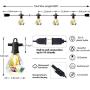 ZOTOYI 100Ft Outdoor Patio Lights LED String Lights 2700K Warm White Commercial Grade Waterproof IP65 Backyard Lights with 50+2Pcs Diamond Clear Blubs for Garden Party Wedding