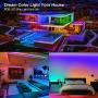 Led Strip Lights 65.6ft XYUAN 5050 RGB 600 LEDs Strip with IR Remote 12V Power Supply Flexible Color Changing Led Rope Lights for Bedroom Home Kitchen Party TV Backlight DIY Decoration