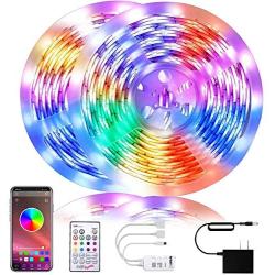 Led Strip Light Bluetooth ,WEILY 32.8ft 10M Waterproof 5050 LED RGB Led Lights Strip