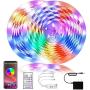 Led Strip Light Bluetooth ,WEILY 32.8ft 10M Waterproof 5050 LED RGB Led Lights Strip