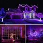 Home Lighting 66ft Christmas Decorative Mini Lights, 200 LED Green Wire Fairy Starry String Lights Plug in, 8 Lighting Modes, for Indoor Outdoor Xmas Tree Wedding Party Decoration (Purple)
