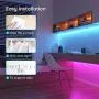 Led Strip Lights, Wrrlight 32.8FT RGB LED Lights Strip 5050 LED Tape Lights Flexible Color Changing LED Lights with 300LEDs Light Strips and 44 Keys IR Remote for Bedroom, Kitchen, DIY Home Decoration