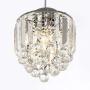 COTULIN Set of 3 Polished Decorative Crystal Pendant Light,Chandelier for Kitchen Island Dining Room Living Room Bar