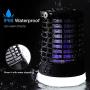 Bug Zapper Electric Mosquito Killer Insect Fly Trap Mosquito Attractant Trap Control with Camping Lamp for Indoor Outdoor Backyard Patio Camping Cordless and Hangable