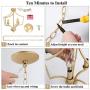 KSANA Gold Chandelier, Small Pendant Light for Kitchen Island, Dining & Living Room
