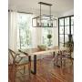 Sea Gull Lighting 6615008-839 Perryton Eight Island Pendant Hanging Modern Light Fixture, Blacksmith Finish