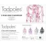 Tadpoles 3-Bulb Vintage Plug-In or Hardwired Mini-Chandelier, Pink Sapphire