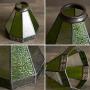 Tiffany Table Lamp Cover Colored Glass Lamp Shade Mediterranean Style Lampshade for Table Lamp Bedroom Dining Room (027)
