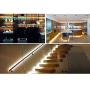 LED Vanity Mirror Lights for Makeup Dressing Table Vanity Set 13ft Flexible LED Light Strip Kit 6000K Daylight White with Dimmer and Power Supply, DIY Mirror, Mirror not Included