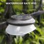 LED Gutter Lights Outdoor,SMY Upgrade Solar Gutter Lights with Adjustable Bracket, IP55 Waterproof Solar Fence Lights for Patio, Garden, Wall, Yard, Attic, Walkway (6pack, Pure White)