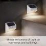 Ring Solar Steplight -- Outdoor Motion-Sensor Security Light, Black (Ring Bridge required)