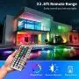 XProject 65.6 Feet Led Strip Lights, Led Lights for Bedroom, Color Changing Lights with Remote(2 Rolls of 32.8ft)