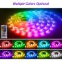 Led Lights,dalattin Led Strip Lights 16.4ft Waterproof Color Changing Multicolor Led Rope Lights with 44 Keys Remote Controller,1 Roll of 16.4ft