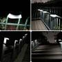 LED Gutter Lights Outdoor,SMY Upgrade Solar Gutter Lights with Adjustable Bracket, IP55 Waterproof Solar Fence Lights for Patio, Garden, Wall, Yard, Attic, Walkway (6pack, Pure White)