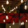 LUKASUMI LED Outdoor String Lights, Patio Lights Hanging Strand for Garden Backyard Porch Lighting with Commercial Grade Waterproof Plastics Edison Vintage Bulbs, Wedding Party Lights