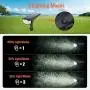 Solar Lights Outdoor 66LED, [2200mAh Super Bright] Solar Powered Landscape Spotlights 2-in-1 Waterproof Security Wall Lights 3 Modes Solar Landscaping Lighting for Yard Garden Driveway Patio(2 Pack)