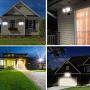 Exterior Security Lights Motion Sensor, Dusk to Dawn LED Flood Lights Hard Wired 110V/130V, 5000K Multifunction, ETL Approved Outdoor Lights Motion Detected for Garage/Porch/Yard,1-Pack, GLEEBOM