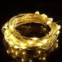 Alkbo Battery String Lights,Fairy Lights for Bedroom Wedding Party Christmas Halloween,10Ft 30LEDs (Warm White)