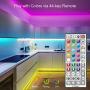 Nexillumi 16.4 Foot LED Strip Lights with Remote Music Sync LED Lights for Bedroom Color Changing SMD5050 RGB LED Strip Lights