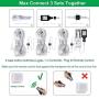 Ollny Led Net Lights 200 LED 9.8ft x 6.6ft mesh Lights with Remote Timer Christmas net Lights connectable Tree wrap Fairy Light net Plug in Hanging Lights for Wedding Background Bushes Outdoor Indoor
