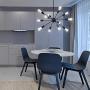 YAOHONG Sputnik Chandelier Mount Ceiling Light 12 Lights Modern Ceiling Light Fixture Black Retro Industrial Pendant Lighting for Dining Room Kitchen Living Room Bedroom